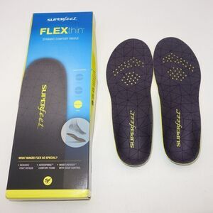 NEW Superfeet Flex Thin Profile Comfort Insoles Size B Men's 2.5-4 Women's 4.5-6